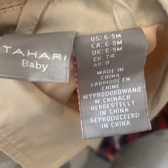 Tahari baby girl elegant long jacket beige - Picture 3 of 3